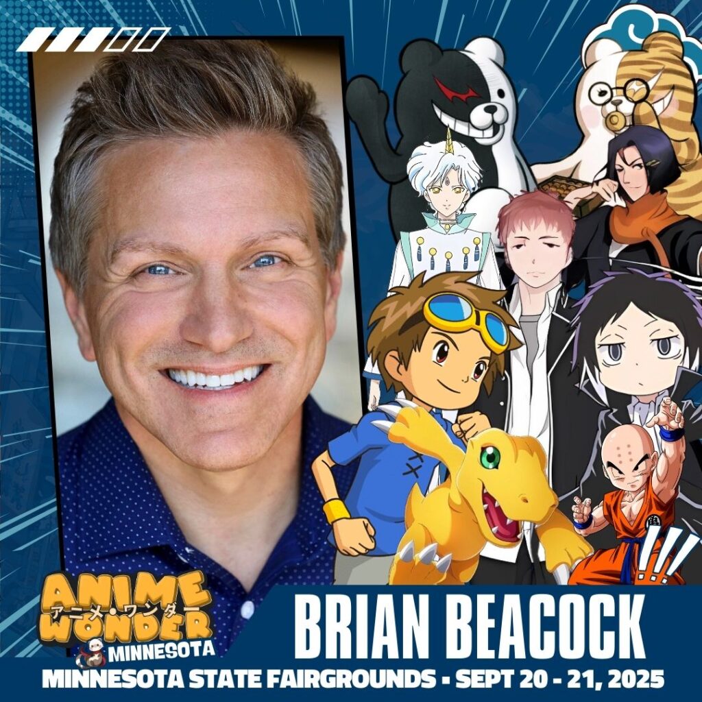 Brian Beacock at Anime Wonder St. Paul MN - Digimon Voice Actor