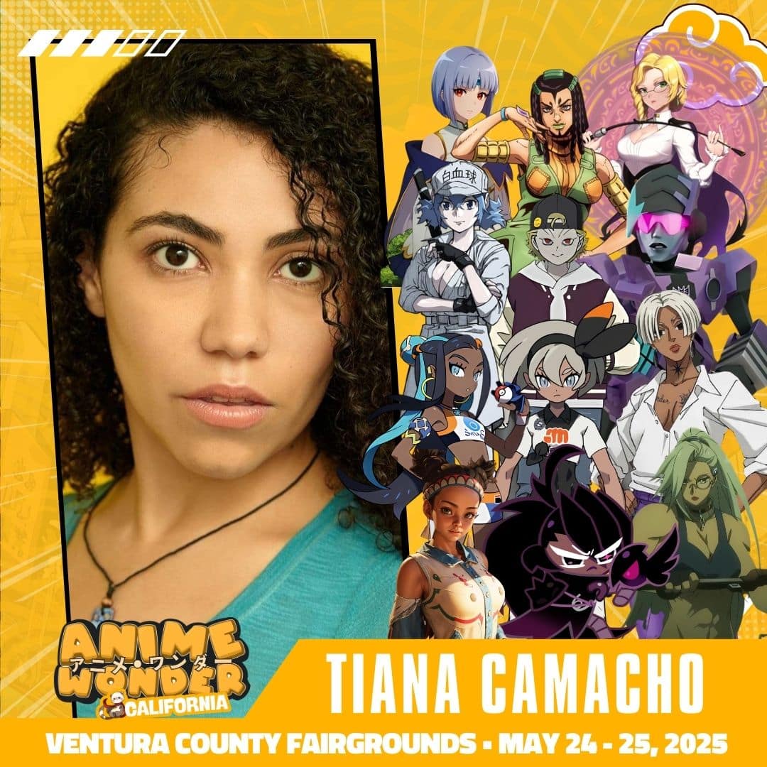 anime wonder welcomes tiana camacho - the voice of bea and nessa, and Ermes Costello from jojo bizarre adventure