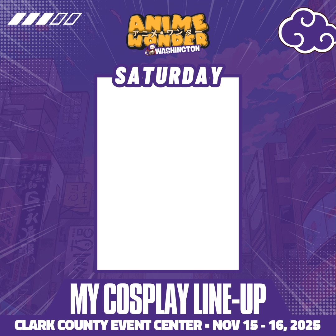Saturday Washington 2025 Cosplans