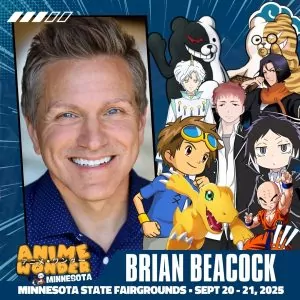 Brian Beacock at Anime Wonder St. Paul MN - Digimon Voice Actor